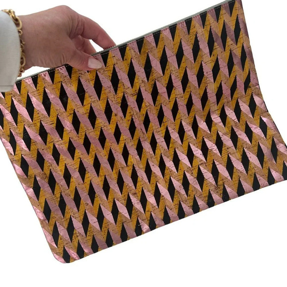 Remi/Reid Large Cork Clutch - Picture 3 of 7